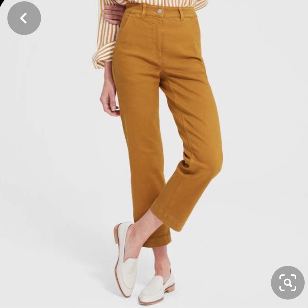 Everlane straight leg crop pant size 2, short